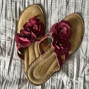 Clarks Artisan Pink Floral Sandal
